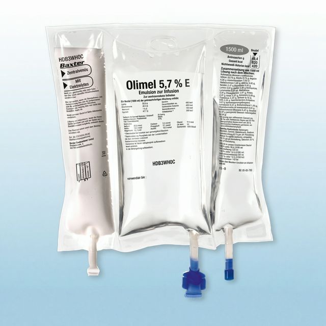 OLIMEL 5,7% E Emulsion zur Infusion 1500 ml (4er VE)
