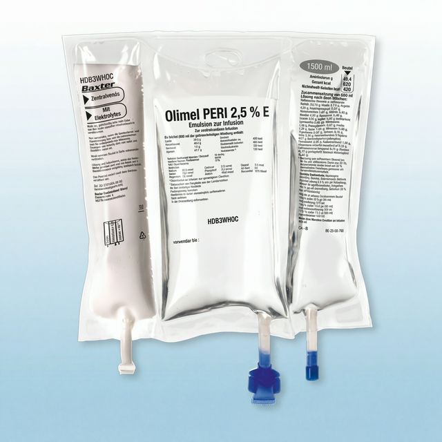 OLIMEL PERI 2,5% E Emulsion zur Infusion 1500 ml (4er VE)