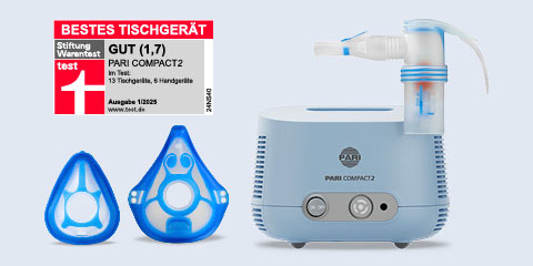 PARI BOY Classic – Professionelles Inhalationsgerät mit PARI LC SPRINT Vernebler | Made in Germany